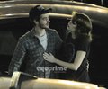 A&E - The Gangster Squad set - andrew-garfield-and-emma-stone photo
