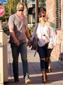 Chris Hemsworth And Elsa Pataky Spotted At French Cafe In Hollywood - chris-hemsworth photo