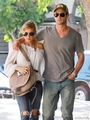 Chris Hemsworth And Elsa Pataky Spotted At French Cafe In Hollywood - chris-hemsworth photo