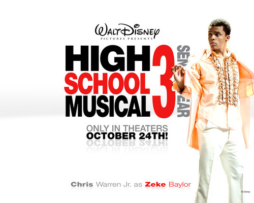 Chris Warren Jr in High School Musical 3 Senior Year