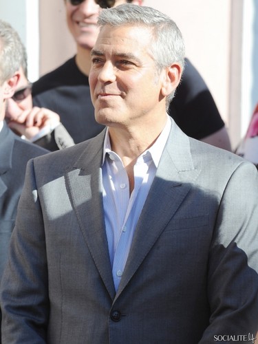  George Clooney Attends John Wells’ Hollywood Walk of Fame Induction