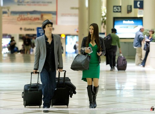 Nina and Ian at the aiport after PCAs