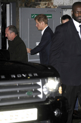 Prince Harry is spotted leaving the Arts Club 