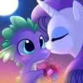 Spike and Rarity - my-little-pony-friendship-is-magic fan art