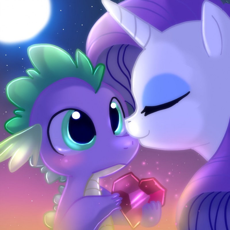 Spike-and-Rarity-my-little-pony-friendsh