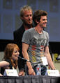 The Amazing Spider-Man Comic Con - andrew-garfield-and-emma-stone photo
