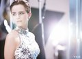 behind-the-scene picture of Emma Watson for the new Lancôme campaign Blanc Expert - emma-watson photo