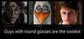 Guys with round glasses are cool  - harry-potter photo
