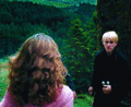 Hermione threatening Draco - harry-potter photo