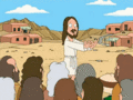 Jesus dancing - family-guy fan art