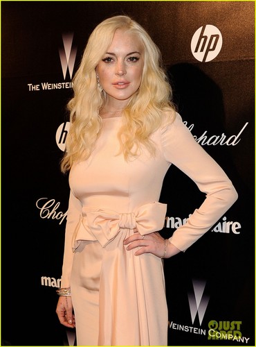  Lindsay Lohan: Golden Globes After Party!