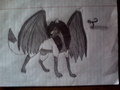 Me as a Demon wolf with wings - alpha-and-omega fan art