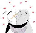 Private and Hunter HUG - penguins-of-madagascar fan art