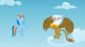 my-little-pony-friendship-is-magic - Rainbow Dash and Gilda screencap
