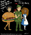 Tights and Hamburgers - the-heroes-of-olympus fan art