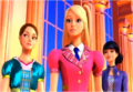 blair, hadley and ayla in the palace - barbie-movies photo