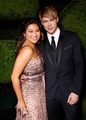 Chord and Jenna at Golden Globes after party - glee photo