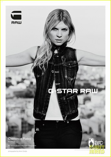  Clemence Poesy: G-Star Campaign Pics!