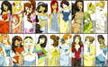 Disney Princess Art - childhood-animated-movie-heroines fan art