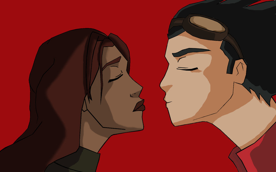 Fan Art of Rex and Valentina kiss 1 for fans of Generator Rex. 