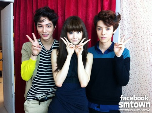  Kai, Yoona & Lu Han @ W LiVE with S.M. fashionistas