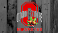 ohio-state-buckeyes - OHIO STATE BUCKEYES RED BLOCK O ON GRAY BARN wallpaper