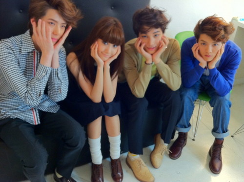  Se Hun, Yoona, Kai & Lu Han @ W LiVE with S.M. fashionistas