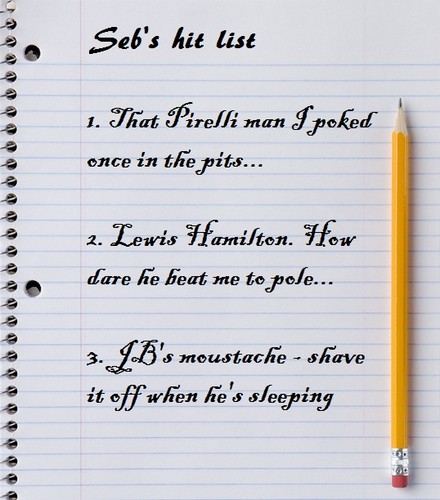  Sebastian Vettels Hit فہرست LOL