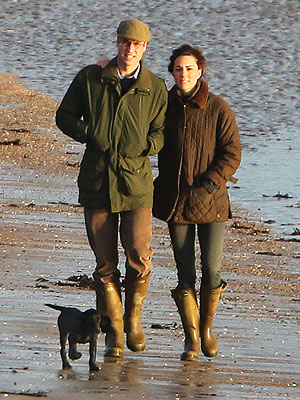  William and Kate with new dog