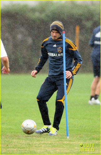  David Beckham: Back to Practice with the LA Galaxy!