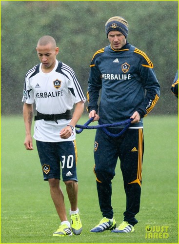 David Beckham: Back to Practice with the LA Galaxy!