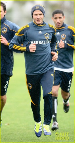 David Beckham: Back to Practice with the LA Galaxy!