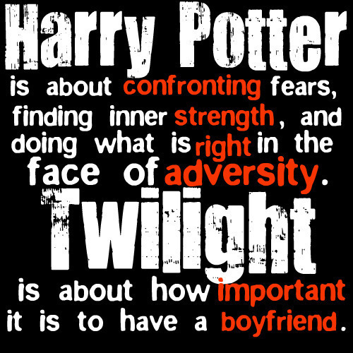  Harry Potter VS. Twilight