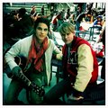 I'm seeing double, Sam & Sam (From Dianna Agron's Twitter) - glee photo