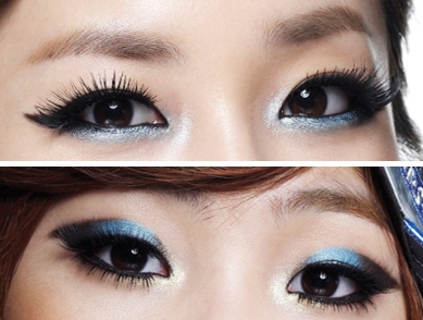  Makeup of 2NE1 members Dara and Minzy