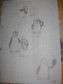 POM sketches - penguins-of-madagascar fan art