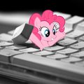Pinkie Pie Keyboard - my-little-pony-friendship-is-magic fan art