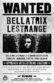 WANTED poster for Bellatrix Lestrange - bellatrix-lestrange photo