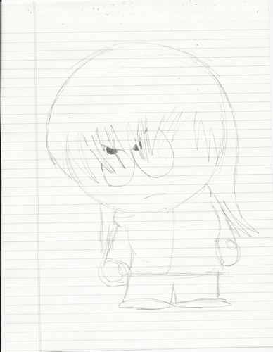  angry Tessa sketch