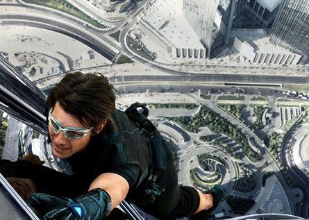  tom cruise at the سب, سب سے اوپر of burj khalifa