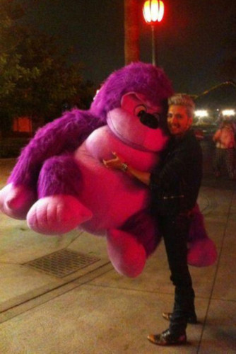 Bill and his huge monkey