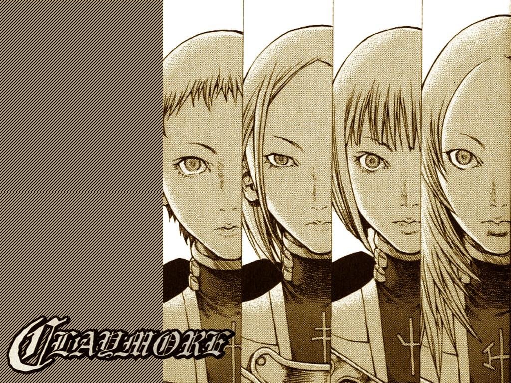 Colo Claymore. Claymore-Deneve-Helen-Clare-and-Miria-claymore-anime-and-manga-28671134-1024-768
