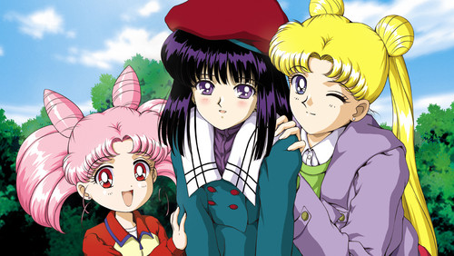 Hotaru with her friends
