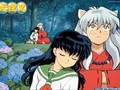 anime - Inuyasha & Kagome wallpaper