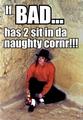 Michael has to sit in the naughy corner! - michael-jackson-funny-moments photo