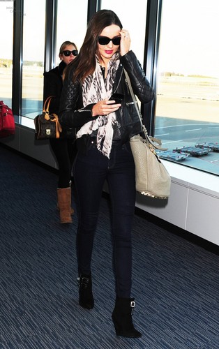  Miranda Kerr arrives at Narita International Airport, Japan, on January 25 2012
