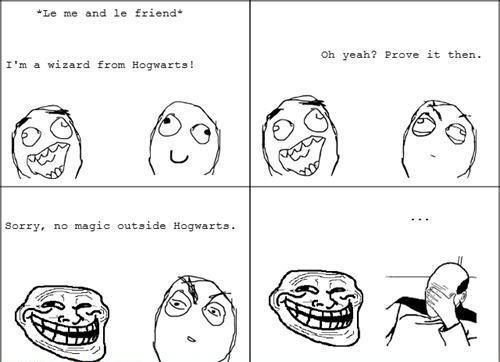  No magic outside of Hogwarts!