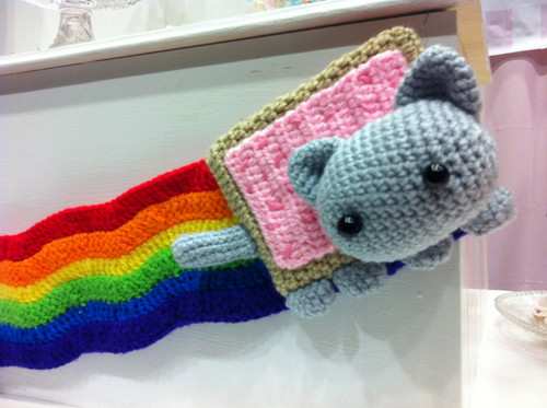  Nyan Cat knitted toy