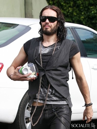Russell Brand At The Red Rock Bar In West Hollywood