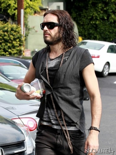 Russell Brand At The Red Rock Bar In West Hollywood
